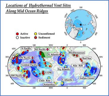 Hydrothermal Vents of the World